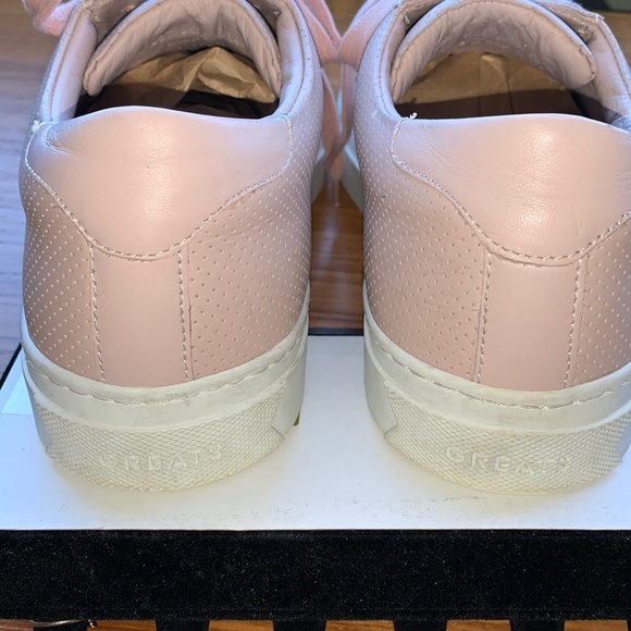 GREATS Royale pink leather low tops sneaker - Picture 7 of 7